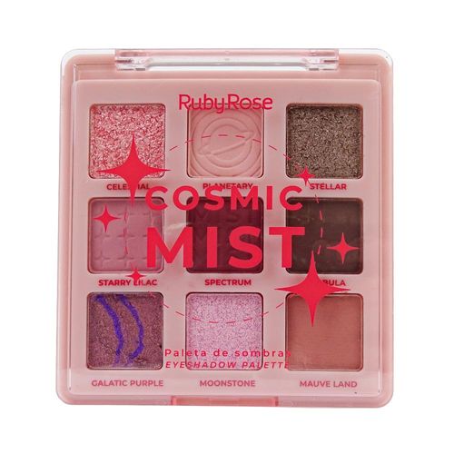 Paleta de Sombras | Cosmic Mist | Ruby Rose